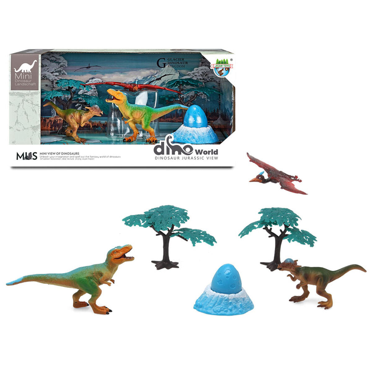 Set de Dinosaurios 36 x 18 cm  Comprati.