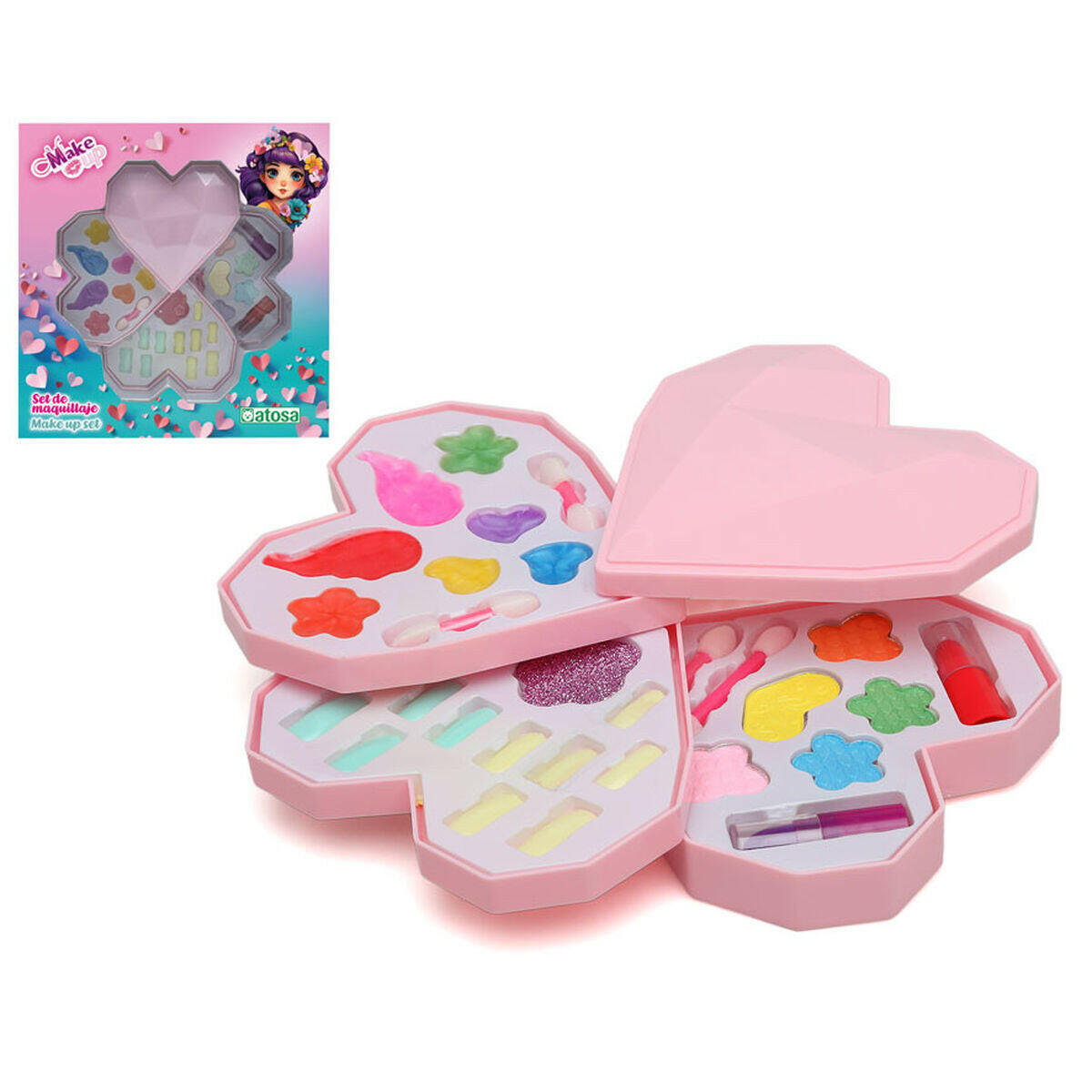 Set de Maquillaje Infantil Corazón  Comprati.