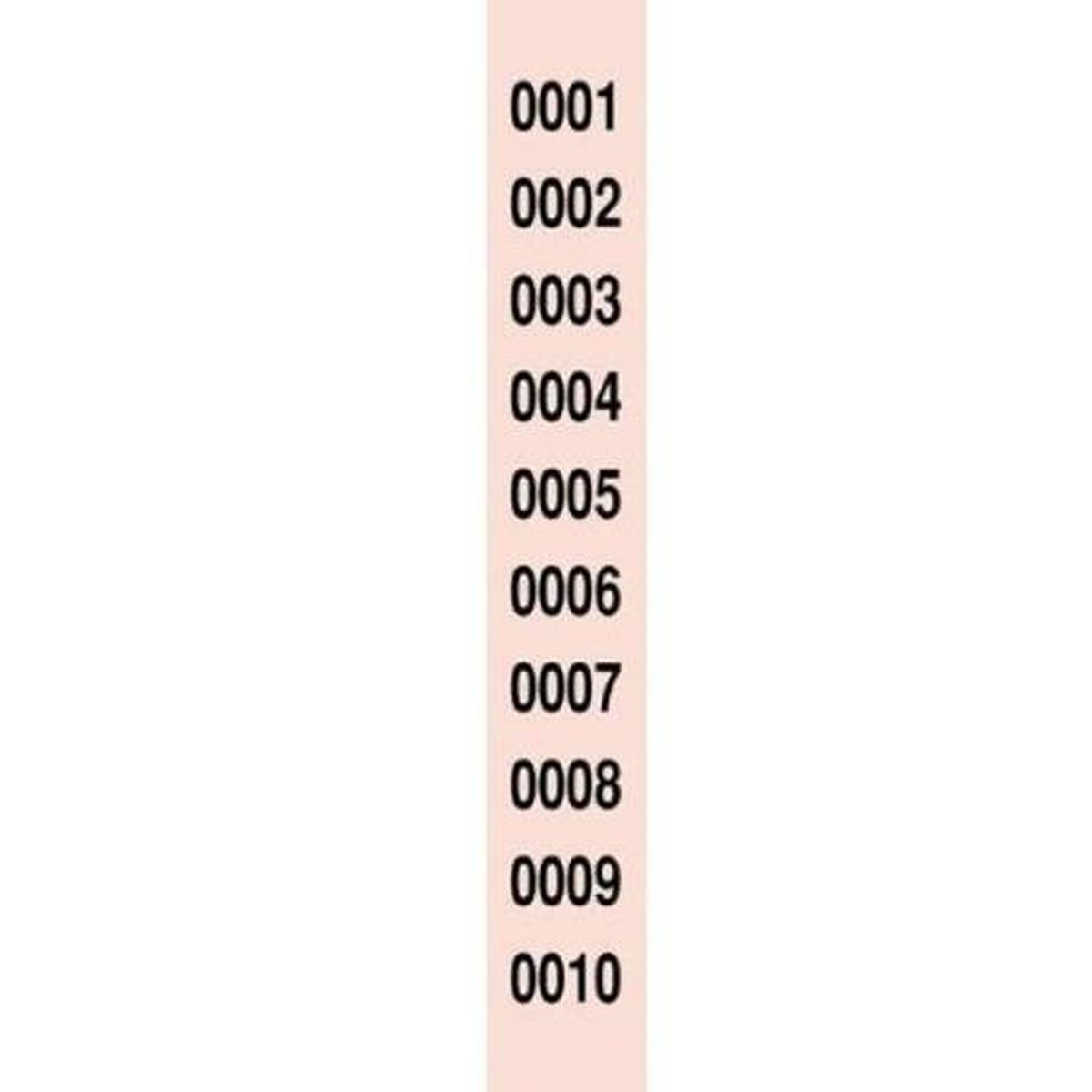 Tiras de Números para Rifa 1-2000 (30 unidades)  Comprati.