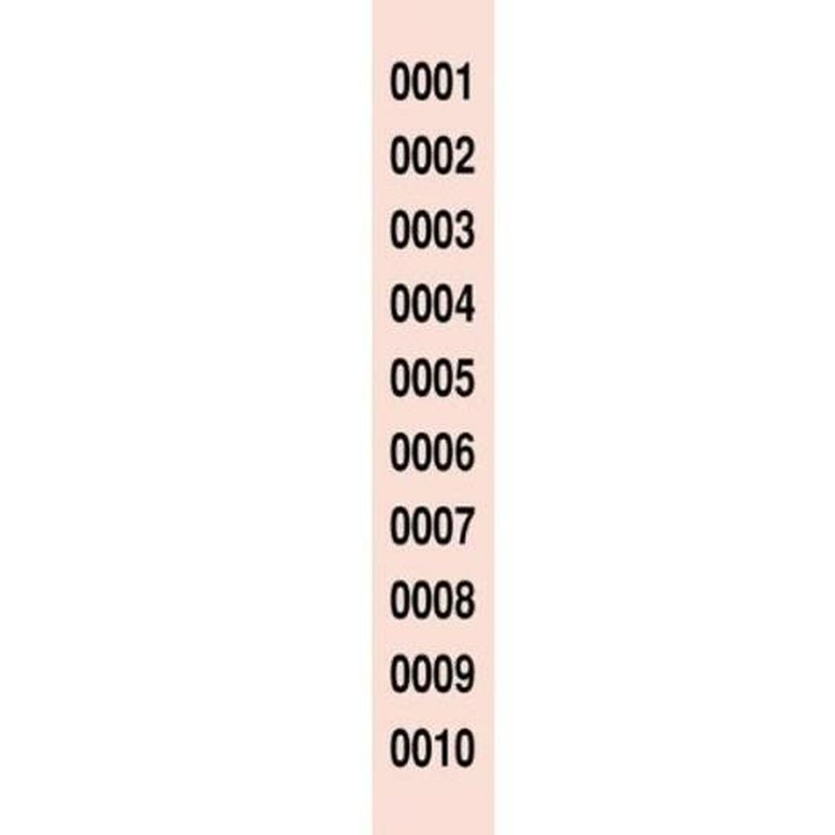 Tiras de Números para Rifa R-980/1 (10 Unidades)  Comprati.