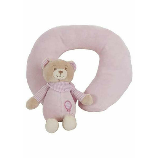 Cojín Cervical Lulu Rosa Oso de Peluche 20 x 24 cm  Comprati.