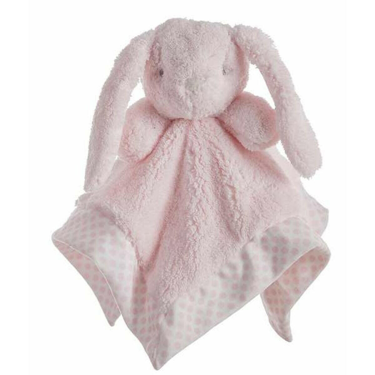 Doudou    doble capa 30 x 30 cm Lunares Rosa  Comprati.