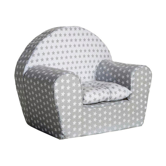 Sillón Infantil Gris Estrellas  Comprati.