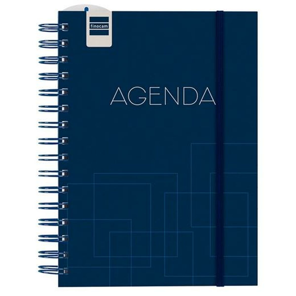 Agenda Finocam Azul Cuarto 15,5 x 21,5 cm 2024-2025  Comprati.