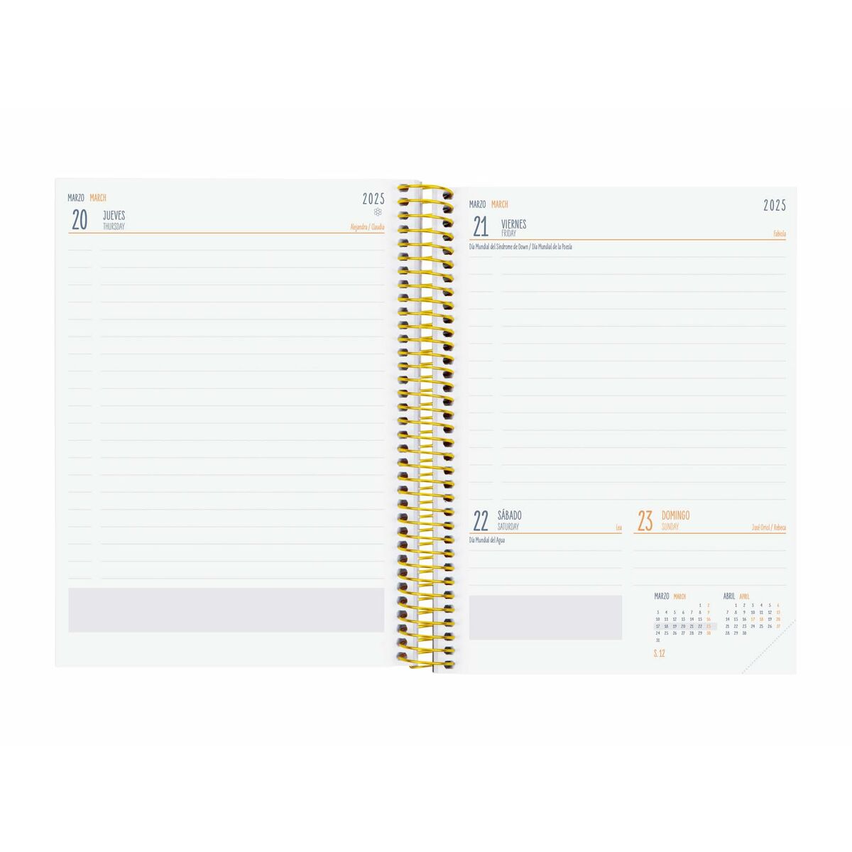 Agenda Finocam Tiger Multicolor Cuarto 15,5 x 21,2 cm 2024-2025  Comprati.