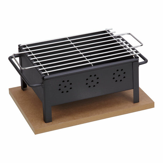 Barbacoa Portátil Sauvic 2905 Sobremesa 25 x 20 cm Hierro  Comprati.