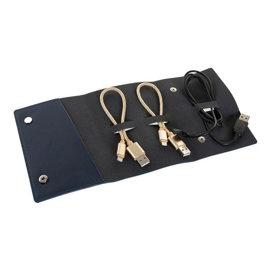 Organizador de Cables DKD Home Decor Negro Multicolor Camel Poliuretano 29 x 1 x 14 cm (4 Unidades)  Comprati.