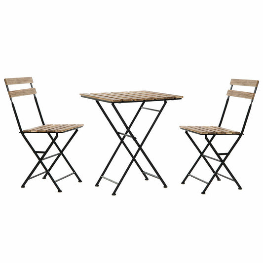 Conjunto de Mesa con Sillas DKD Home Decor 60 x 60 x 74 cm (3 pcs)  Comprati.