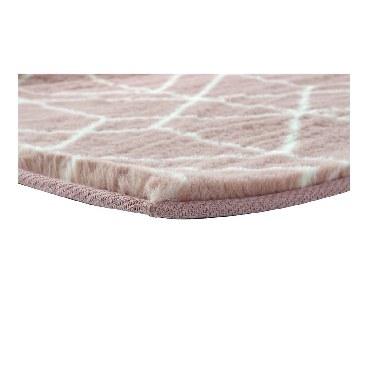 Alfombra DKD Home Decor Rosa Poliéster (60 x 2.4 x 1 cm)  Comprati.