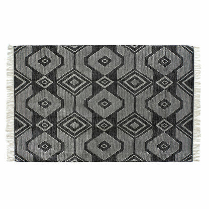 Alfombra DKD Home Decor Blanco Negro Algodón (200 x 290 x 1 cm)  Comprati.