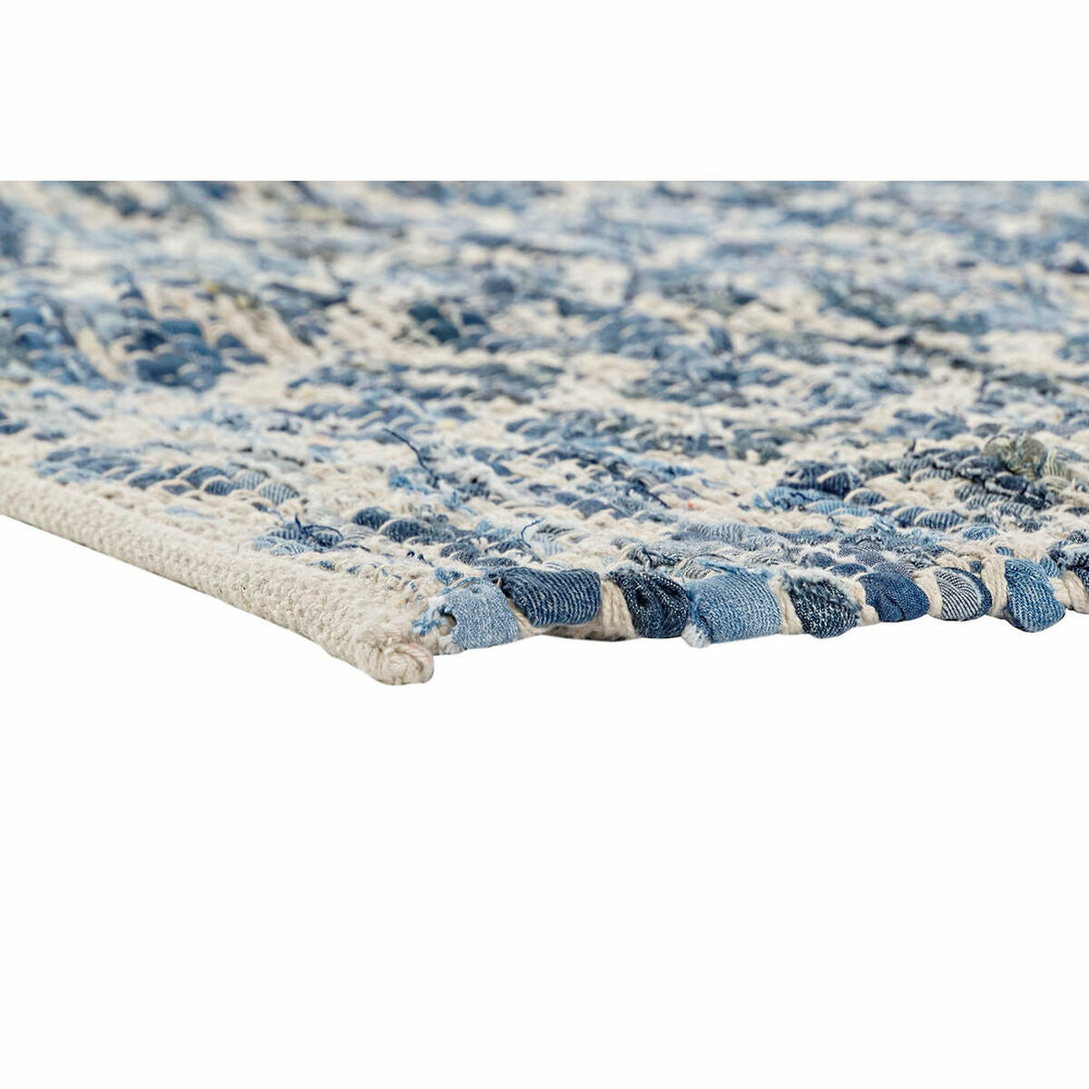 Alfombra DKD Home Decor Azul Blanco (120 x 180 x 1 cm)  Comprati.