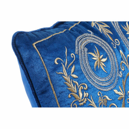 Cojín DKD Home Decor 8424001850341 Azul Dorado 45 x 10 x 45 cm  Comprati.