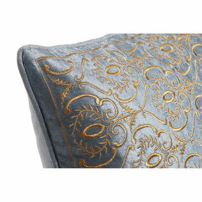 Cojín DKD Home Decor 8424001850389 Azul Dorado 45 x 10 x 45 cm  Comprati.