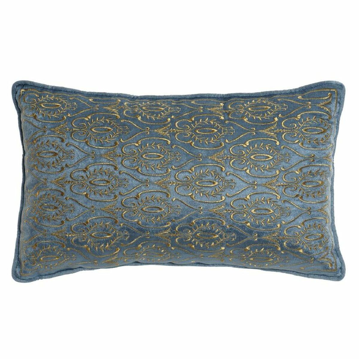 Cojín DKD Home Decor 8424001850396 Azul Dorado 50 x 10 x 30 cm  Comprati.