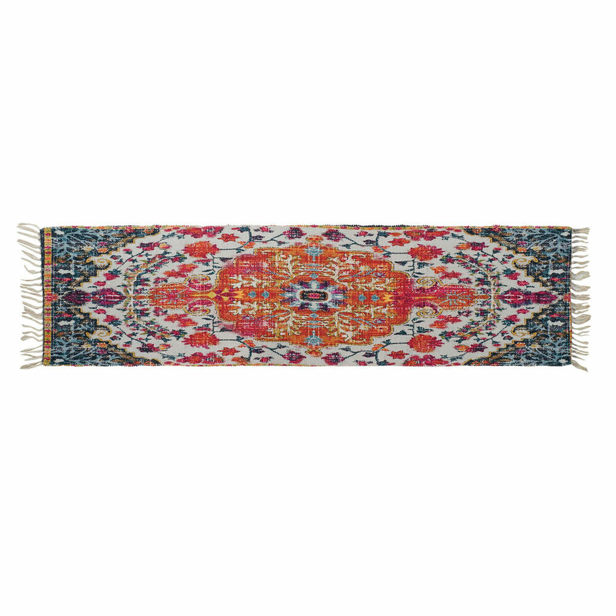 Alfombra DKD Home Decor Algodón Multicolor Chenille (60 x 240 x 1 cm)  Comprati.