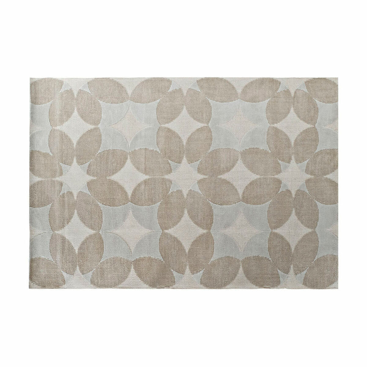 Alfombra DKD Home Decor Beige Poliéster Círculos (160 x 230 x 0.9 cm)  Comprati.