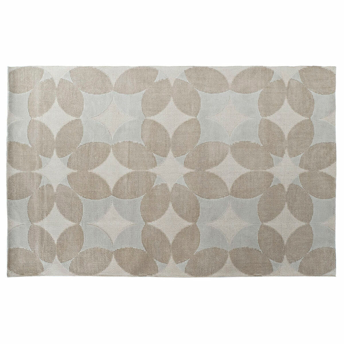 Alfombra DKD Home Decor Beige Poliéster Círculos (200 x 290 x 0.9 cm)  Comprati.