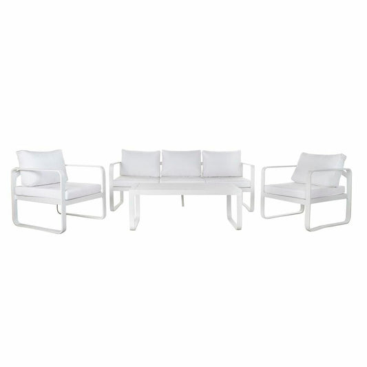 Sofá de Jardín DKD Home Decor Blanco Aluminio 78 cm 184 x 72 x 78 cm  Comprati.