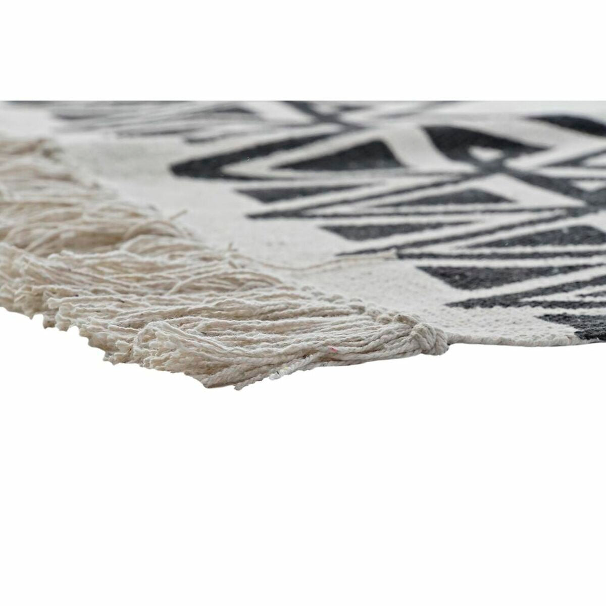 Alfombra DKD Home Decor Negro Blanco Ikat (120 x 180 x 0,7 cm)  Comprati.