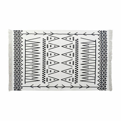 Alfombra DKD Home Decor Negro Blanco Ikat (120 x 180 x 0,7 cm)  Comprati.