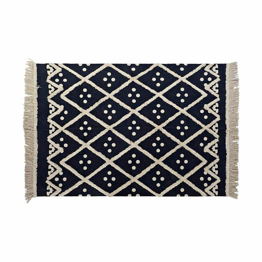 Alfombra DKD Home Decor Beige Azul marino 120 x 180 x 0,7 cm  Comprati.