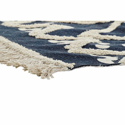 Alfombra DKD Home Decor Beige Azul marino (160 x 230 x 1 cm)  Comprati.