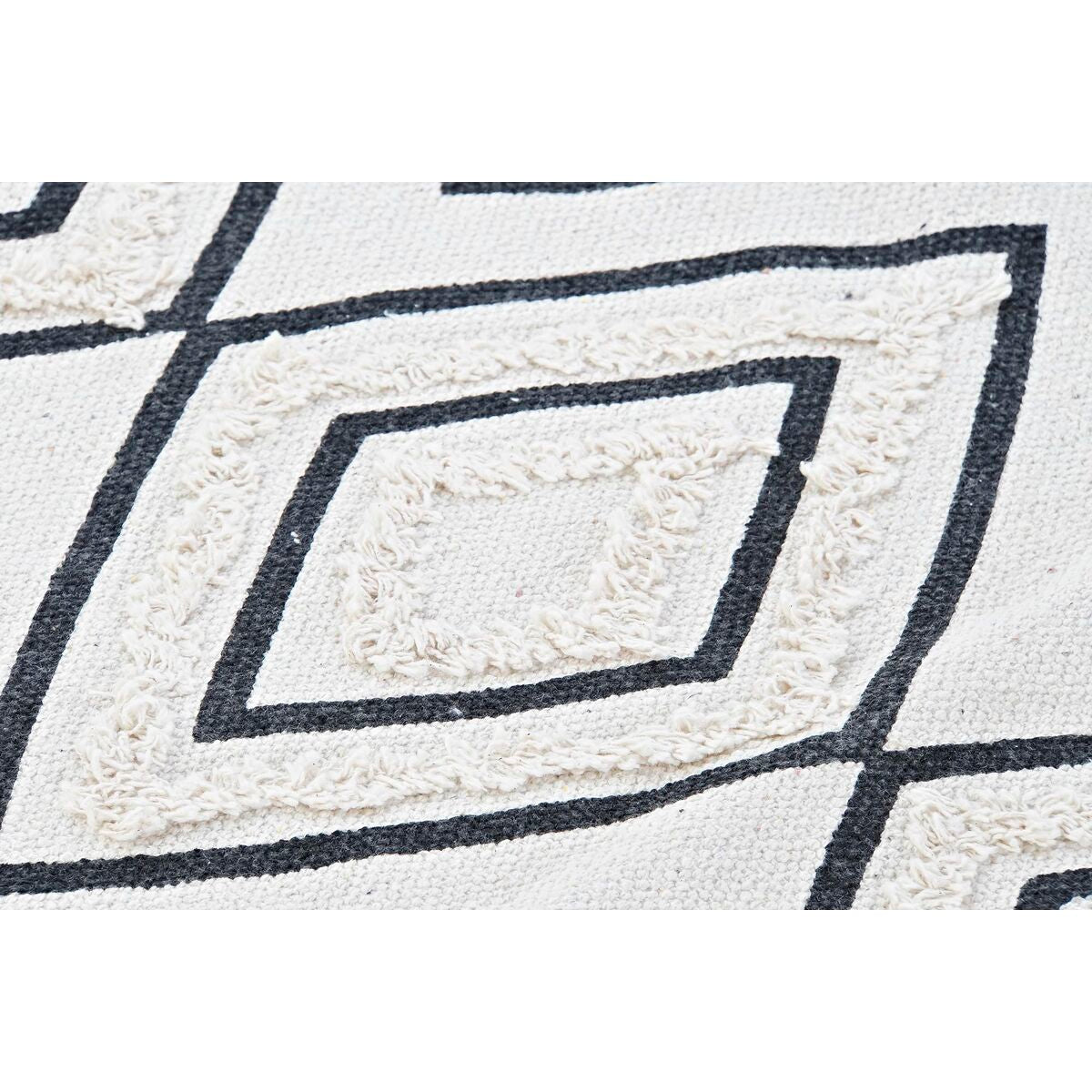 Alfombra DKD Home Decor Negro Blanco (120 x 190 x 0,7 cm)  Comprati.