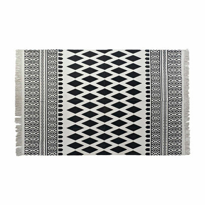 Alfombra DKD Home Decor Negro Blanco (120 x 180 x 0,7 cm)  Comprati.