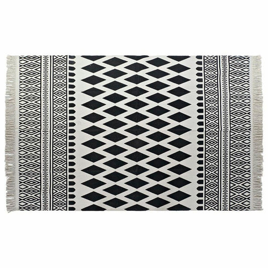 Alfombra DKD Home Decor Negro Blanco (160 x 250 x 0,7 cm)  Comprati.