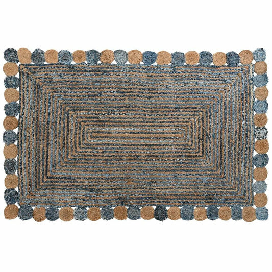 Alfombra DKD Home Decor Azul Multicolor Indio (200 x 290 x 1 cm)  Comprati.