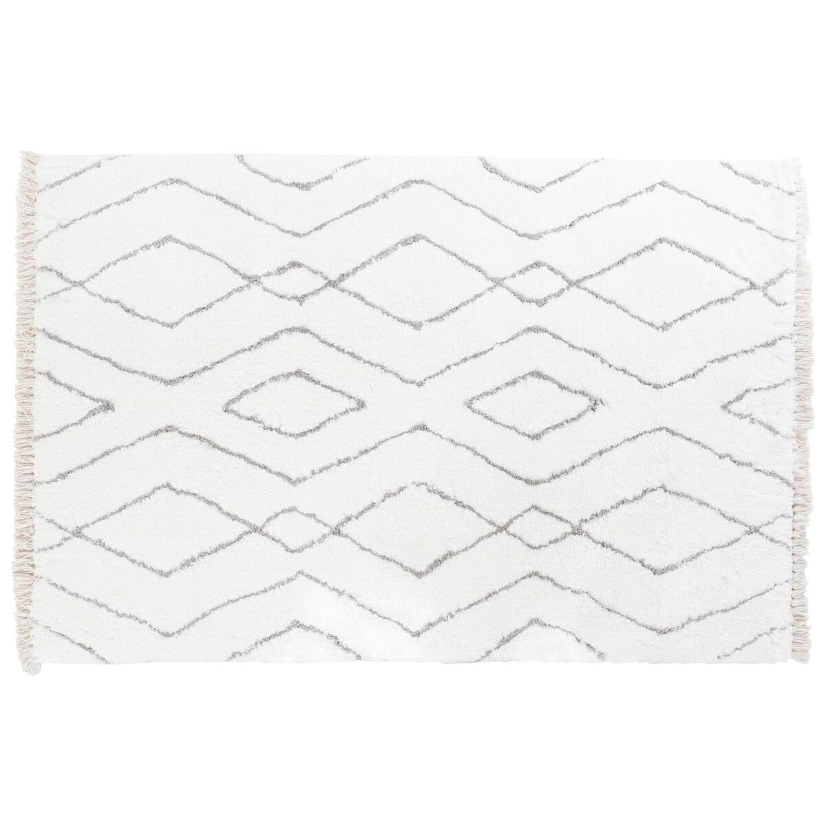 Alfombra DKD Home Decor Blanco Gris 200 x 290 x 1,5 cm  Comprati.