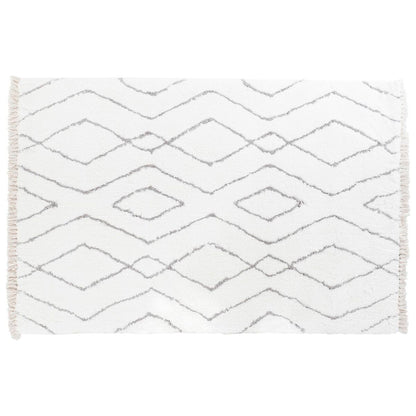 Alfombra DKD Home Decor Blanco Gris 200 x 290 x 1,5 cm  Comprati.