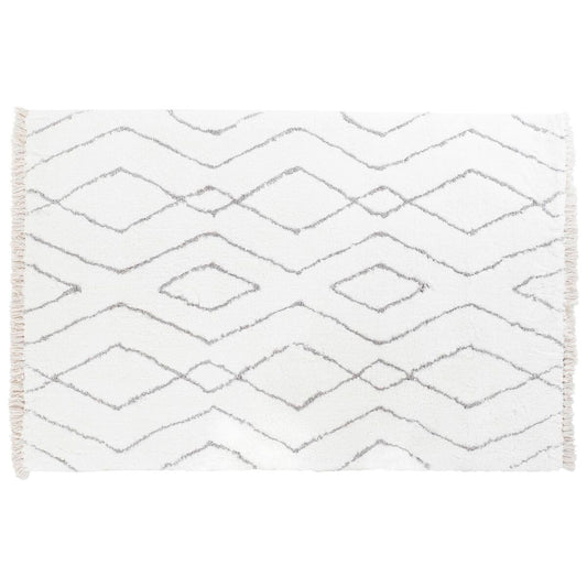 Alfombra DKD Home Decor Blanco Gris 200 x 290 x 1,5 cm  Comprati.