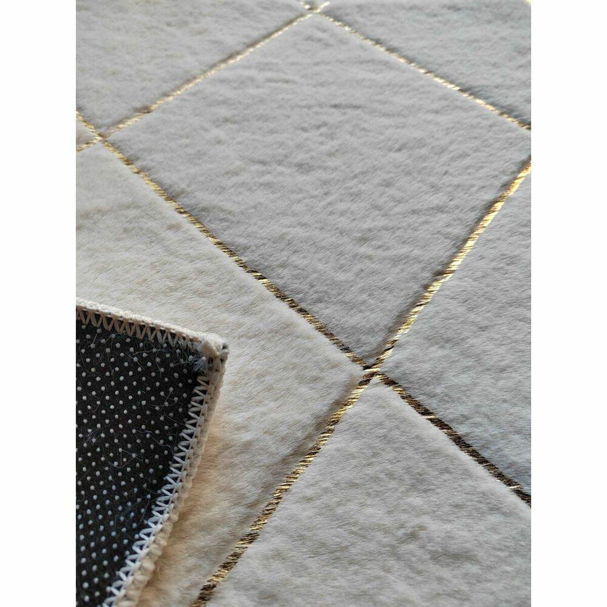 Alfombra DKD Home Decor Blanco Rombos Moderno (60 x 240 x 2,2 cm)  Comprati.