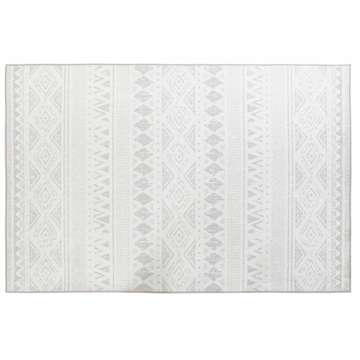 Alfombra DKD Home Decor Beige Blanco Ikat (200 x 290 x 0,4 cm)  Comprati.