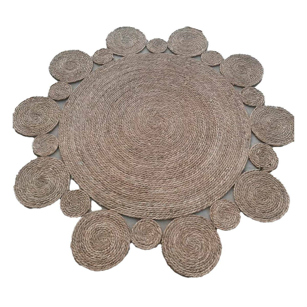 Alfombra DKD Home Decor Natural Poliéster Juncos (200 x 200 x 1 cm)  Comprati.