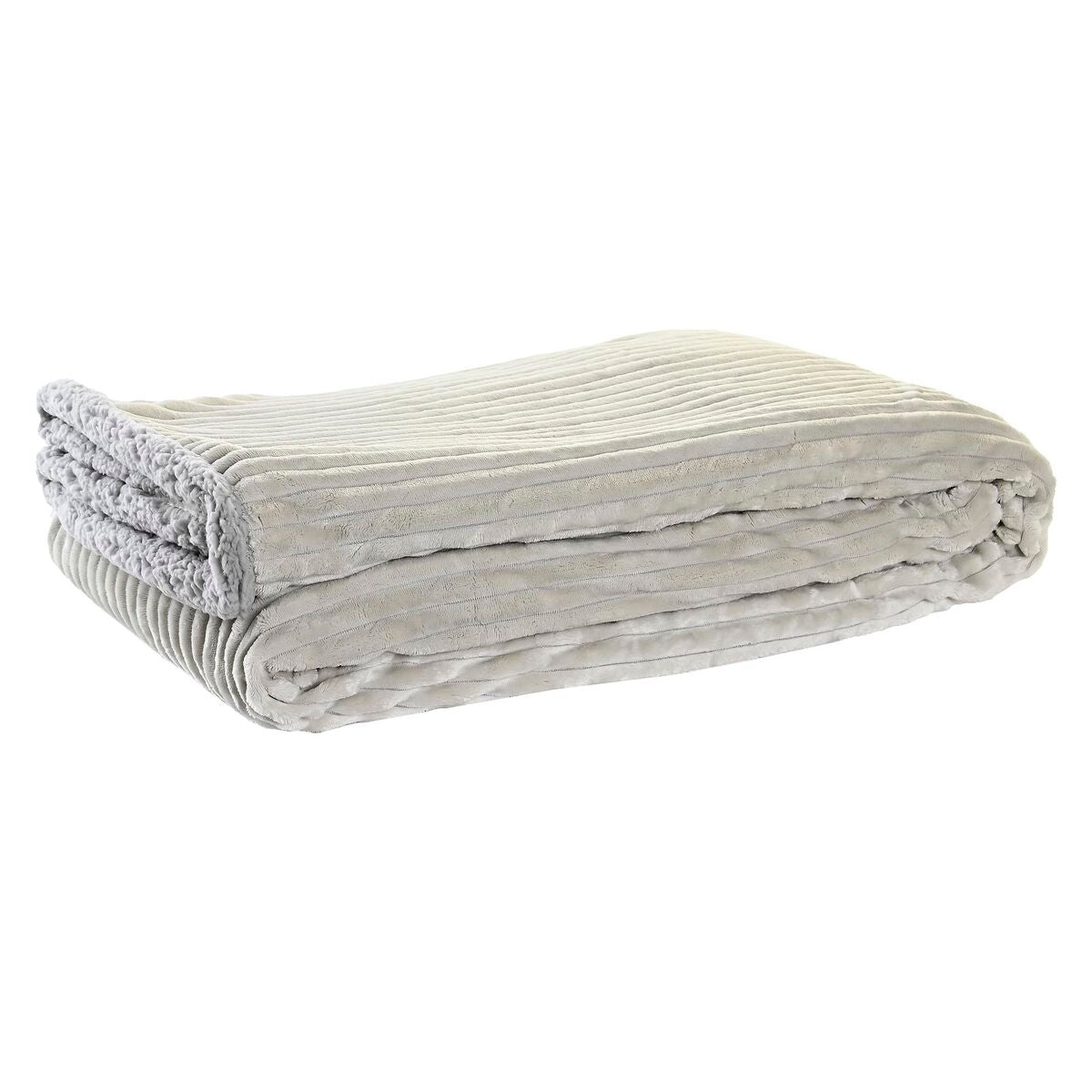 Manta DKD Home Decor 150 x 200 x 2 cm Beige Gris claro Montaña  Comprati.