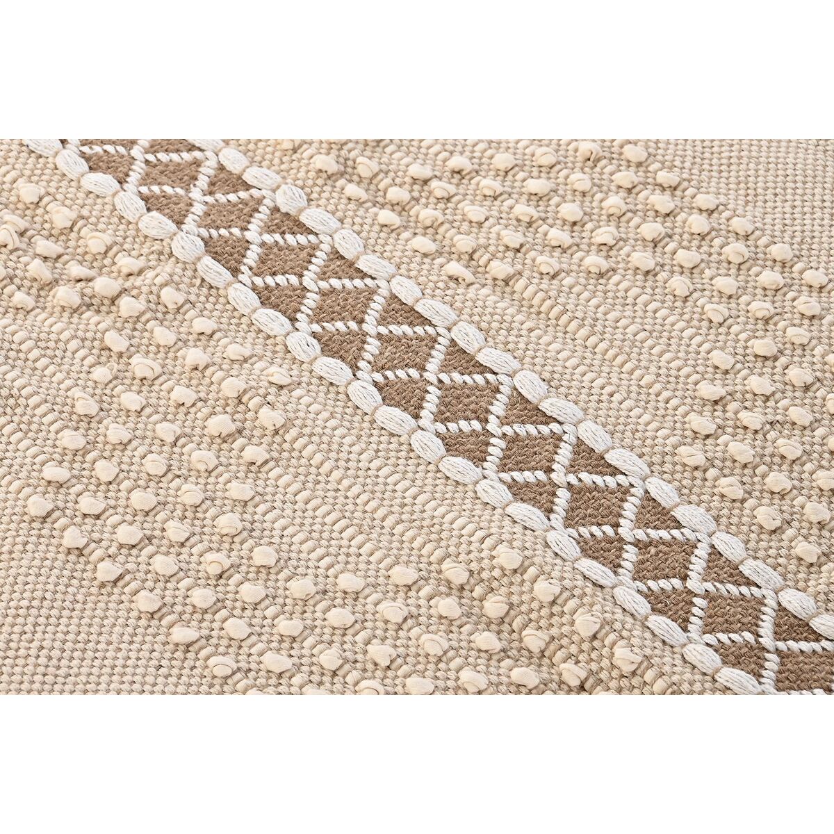 Alfombra DKD Home Decor Marrón Poliéster Algodón (156 x 244 x 0,7 cm)  Comprati.