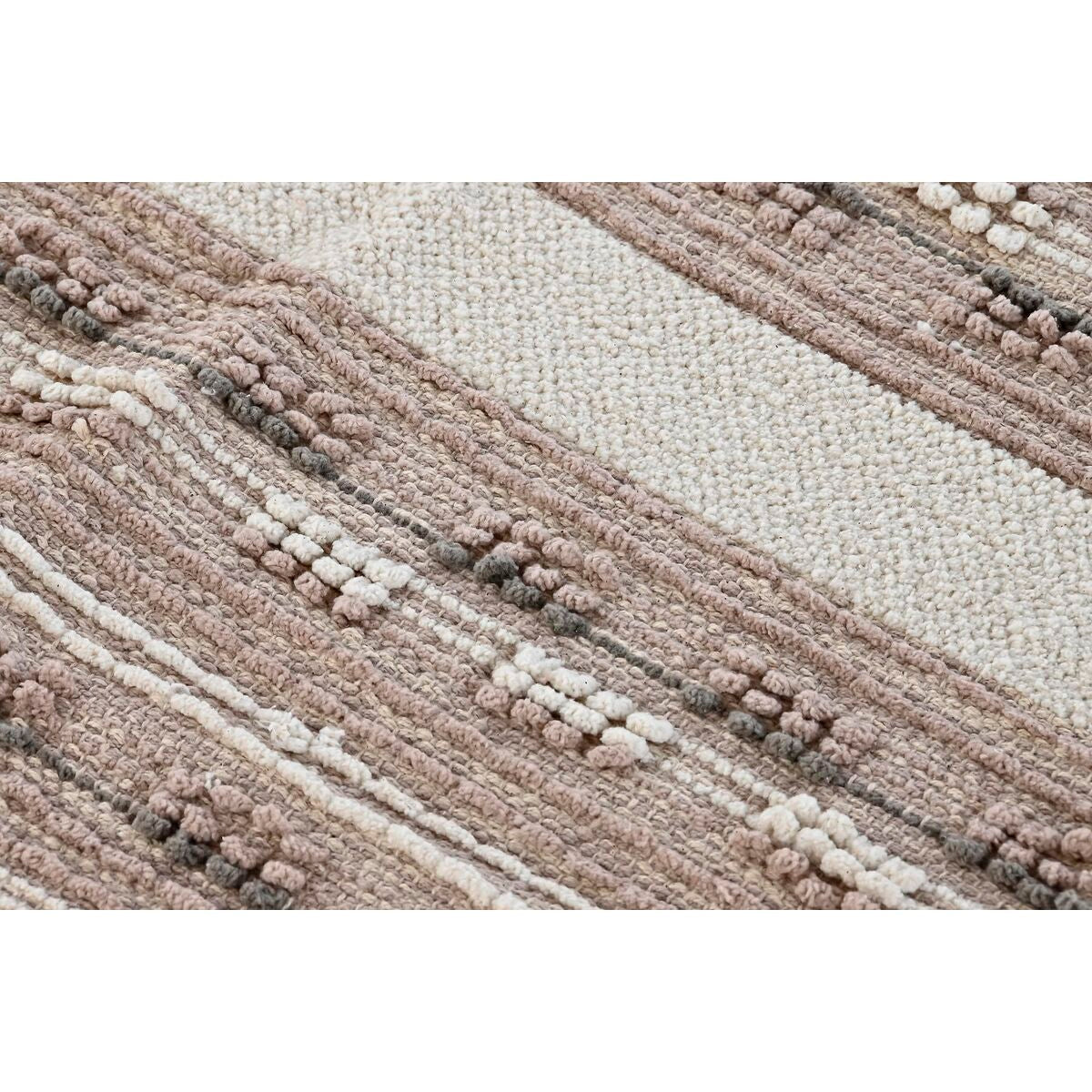 Alfombra DKD Home Decor Flecos Boho Poliéster Algodón (160 x 230 cm)  Comprati.