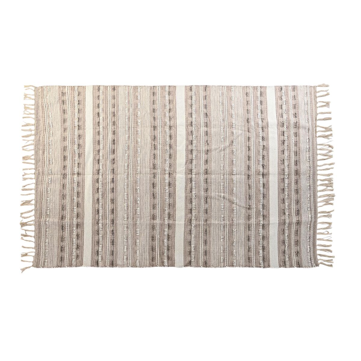 Alfombra DKD Home Decor Flecos Boho Poliéster Algodón (160 x 230 cm)  Comprati.