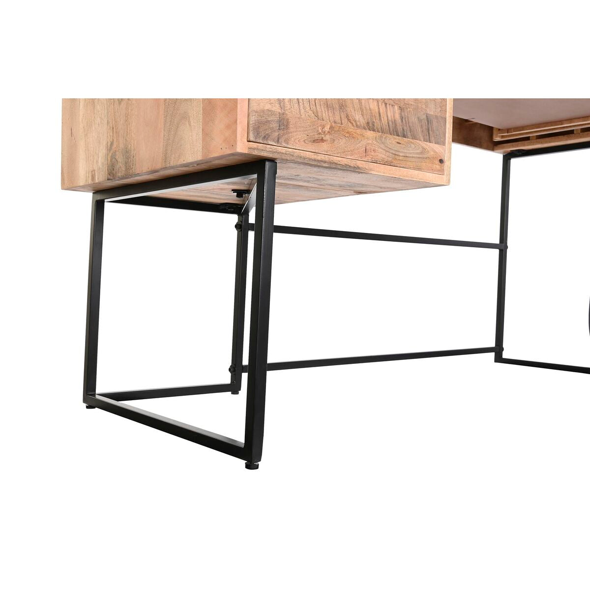 Escritorio DKD Home Decor Negro Natural Metal Madera de mango 150 x 60 x 85 cm  Comprati.