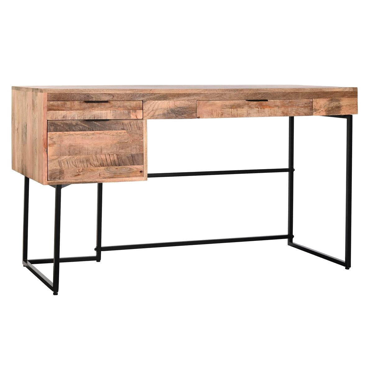 Escritorio DKD Home Decor Negro Natural Metal Madera de mango 150 x 60 x 85 cm  Comprati.