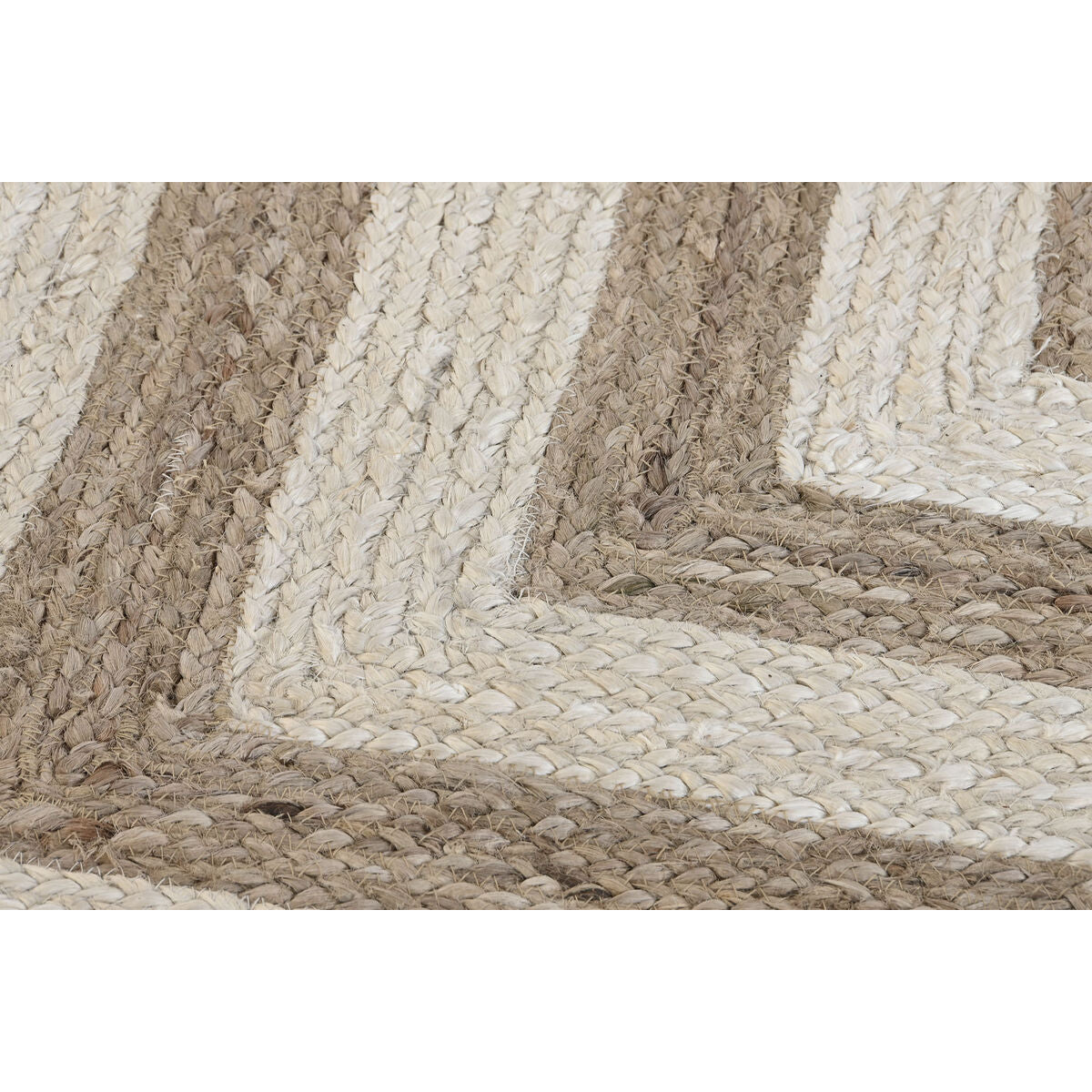 Alfombra DKD Home Decor Scandi Blanco Marrón claro Jute (120 x 180 x 1 cm)  Comprati.