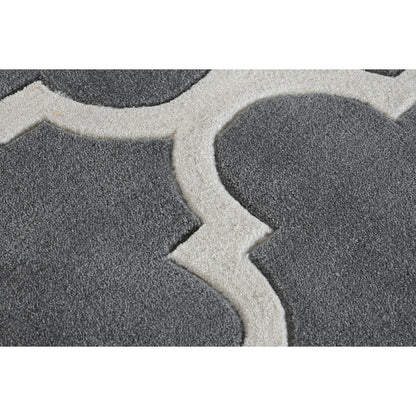 Alfombra DKD Home Decor 160 x 230 x 2 cm Gris Poliéster Étnico  Comprati.