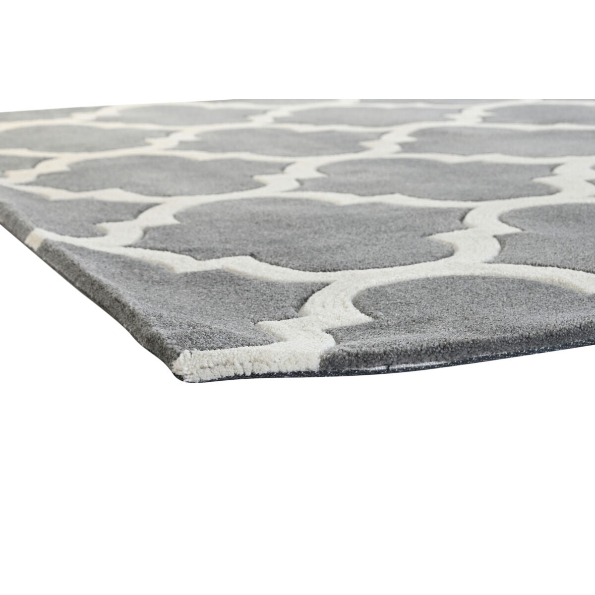 Alfombra DKD Home Decor 160 x 230 x 2 cm Gris Poliéster Étnico  Comprati.