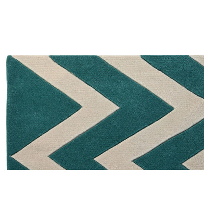 Alfombra DKD Home Decor Poliéster Zig-zag Bicolor 120 x 180 x 2 cm  Comprati.