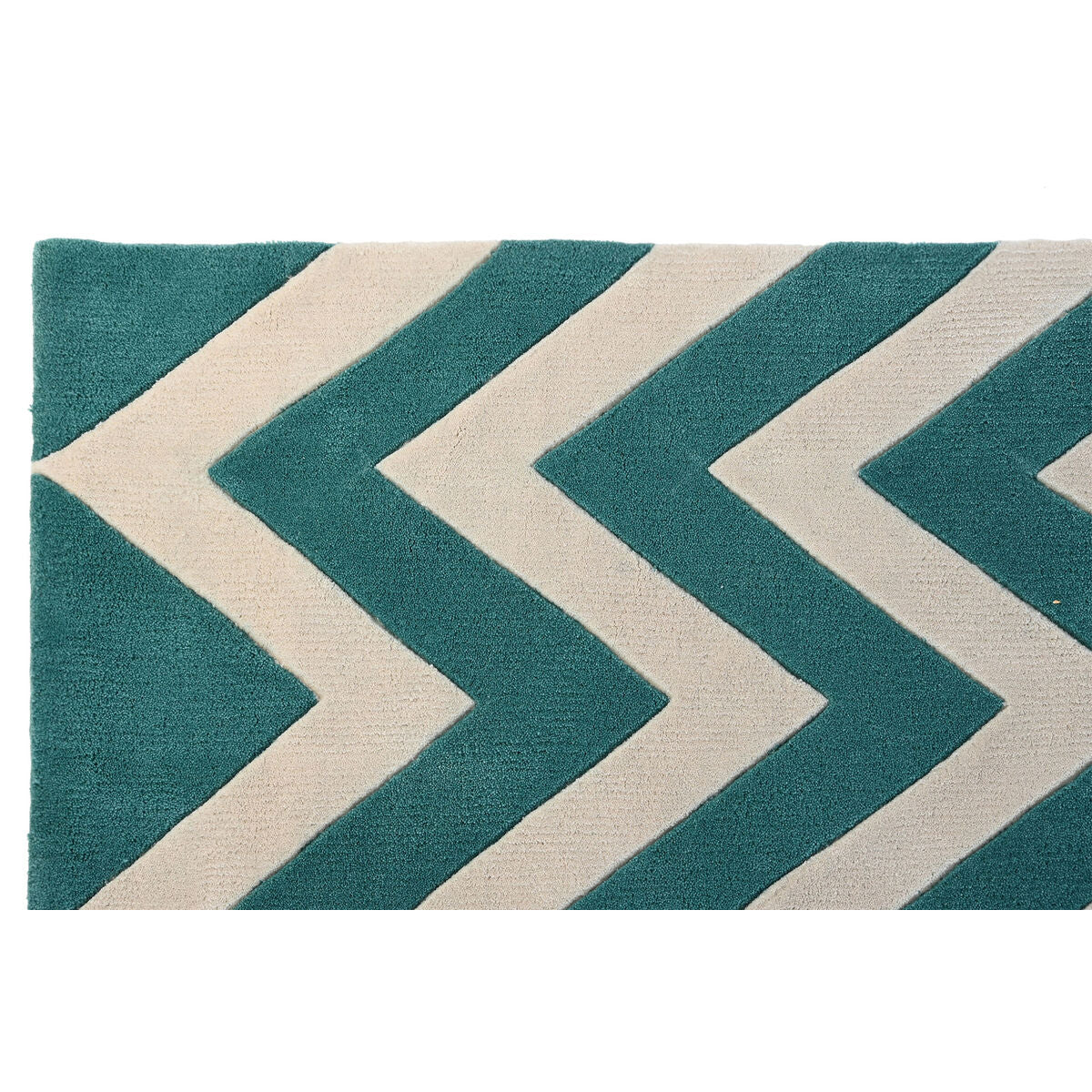 Alfombra DKD Home Decor 160 x 230 x 2 cm Poliéster Zig-zag Bicolor  Comprati.