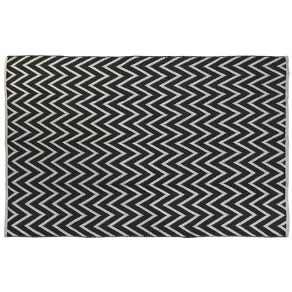 Alfombra DKD Home Decor Poliéster Zig-zag Bicolor 160 x 230 x 1 cm  Comprati.