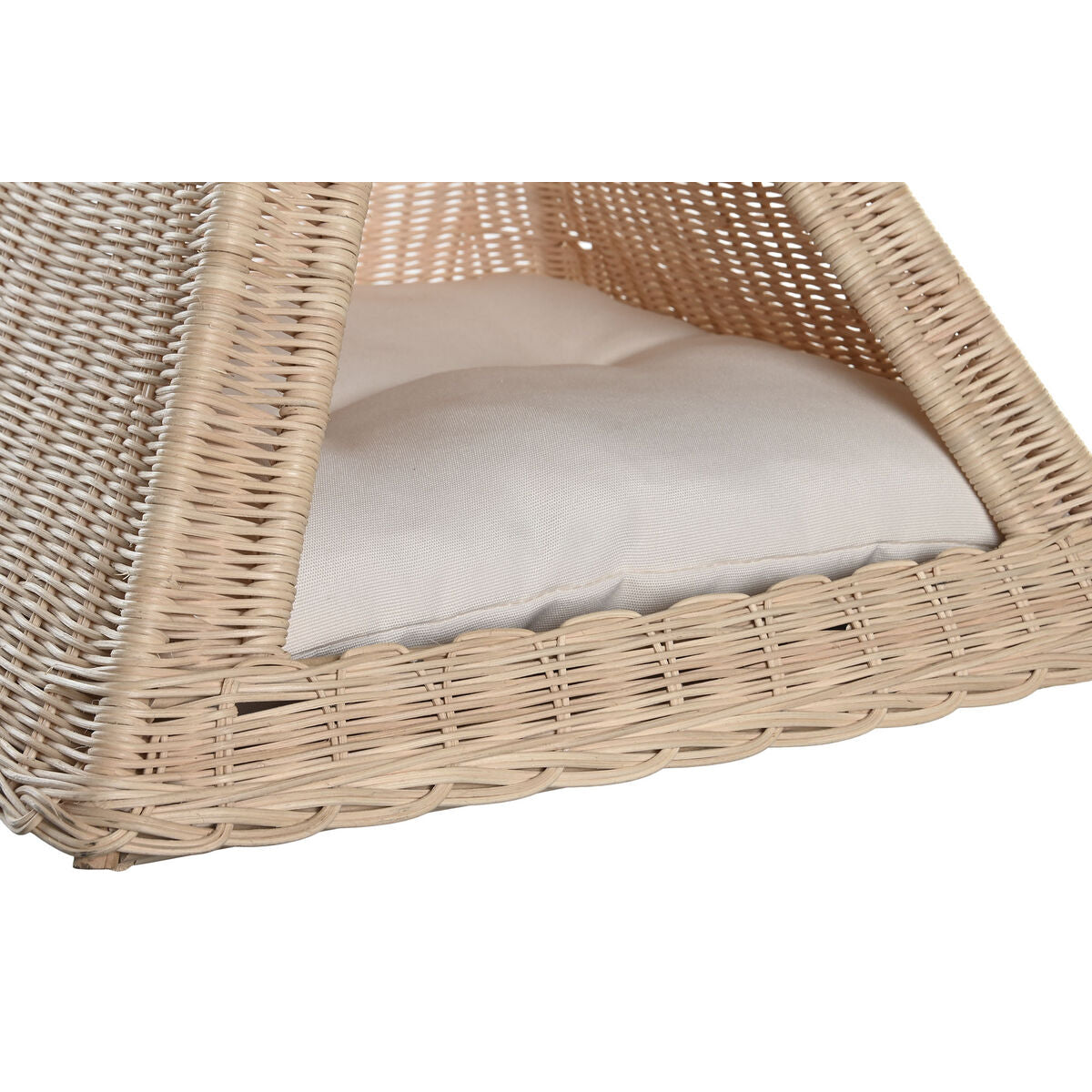 Cama para mascota DKD Home Decor Natural Ratán 45 x 45 x 45 cm  Comprati.