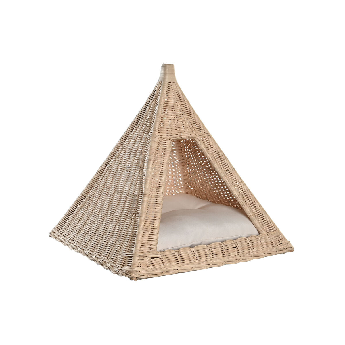 Cama para mascota DKD Home Decor Natural Ratán 45 x 45 x 45 cm  Comprati.